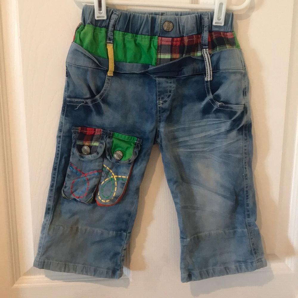 Colorful Jean Shorts